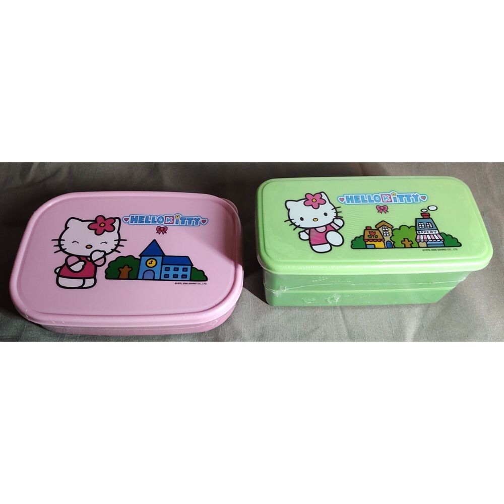 Sanrio Hello Kitty Lion Star Bento Box Lunch Container NEW